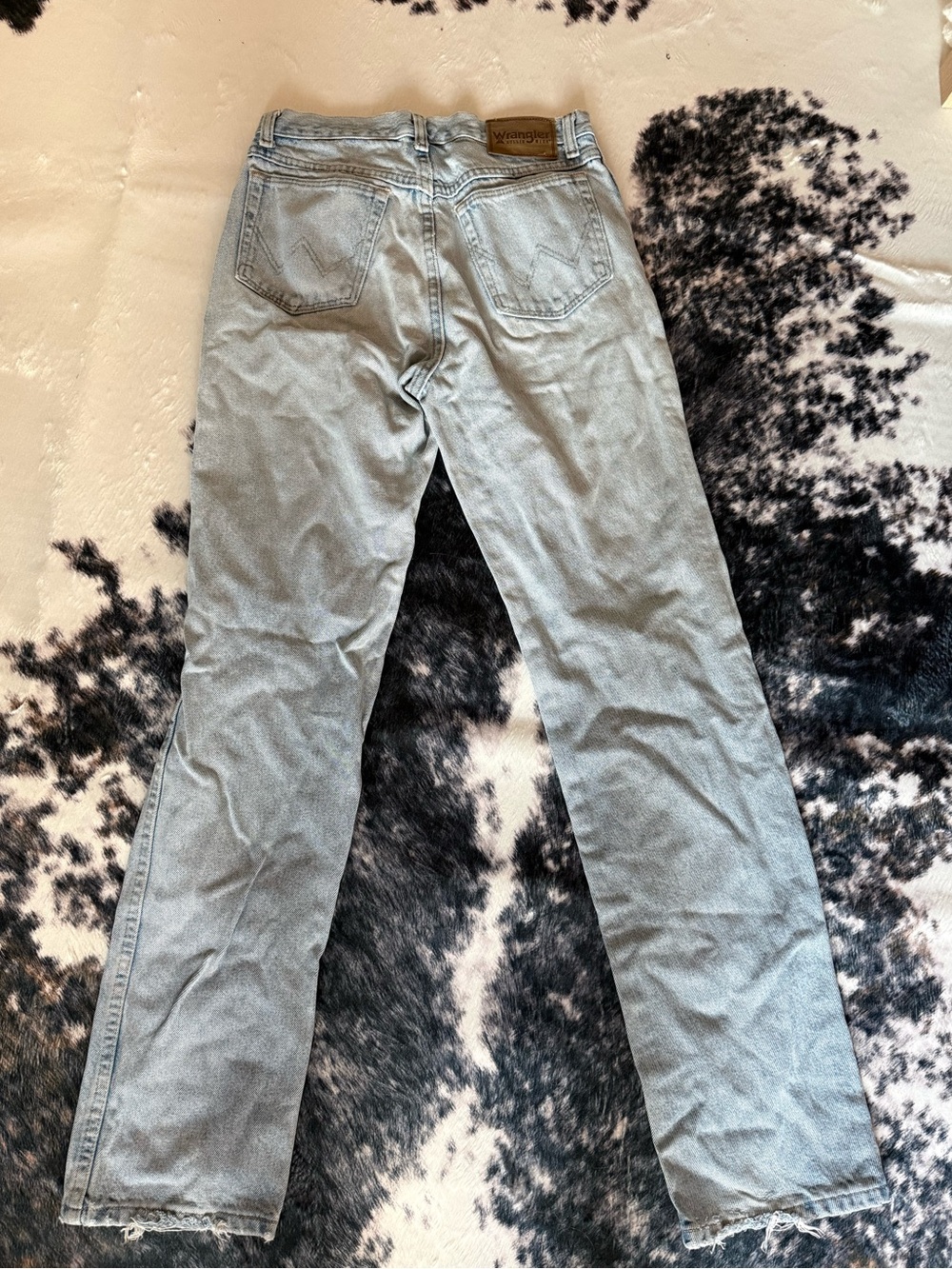 Wrangler Light Gray Straight Leg Jeans